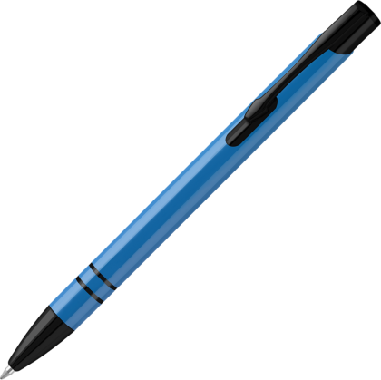 Electra Noir Metal Ballpoint Pen - Blue