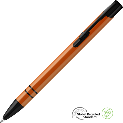 Electra Noir GRS Recycled Ballpoint Pen - Orange