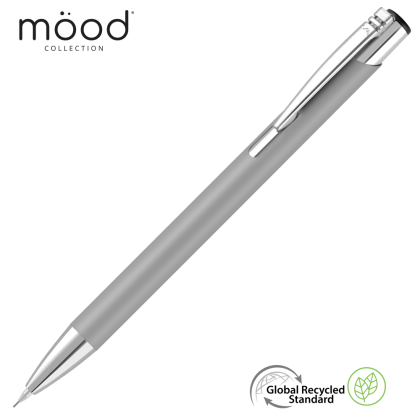 Mood GRS Recycled Soft feel Metal Mechanical Pencil - Silver