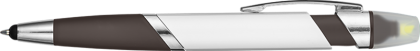 Spectrum Hi-Max 2 in 1 Highlighter Ballpoint Pen - Black