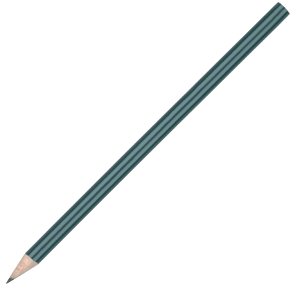 Standard Wooden Pencil with No Eraser - Green