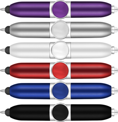 Axis Spinner Ballpoint Pen with Stylus