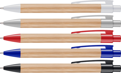 Panda Bamboo Ballpoint Pen