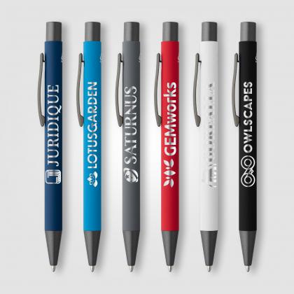 Bowie Recycled Aluminium Softy Pen