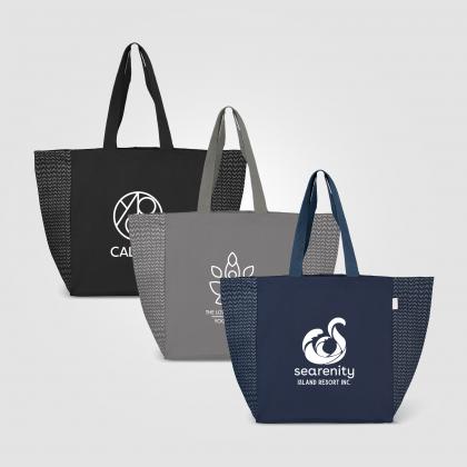 Toronto - 8 oz. Recycled Cotton Chevron Tote Bag