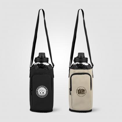 Flen Recycled PU Zipper Pocket Bottle Bag - 1.8 L
