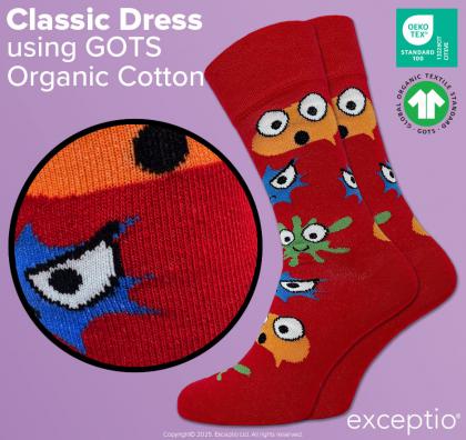 Classic Dress Socks using Organic Cotton