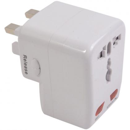 Universal Travel Plug with 1 USB Port