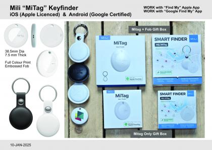 MiTAG GO - ANDROID ROUND HIGH END AIRTAG KEYFINDER TRACKER