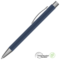 Ergo Soft Feel GRS Recycled Ballpoint Pen - Dark Blue