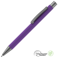 Ergo Soft Feel GRS Recycled Ballpoint Pen - Purple