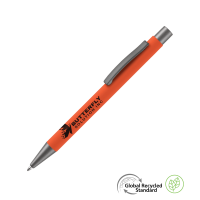 Ergo Soft Feel GRS Recycled Ballpoint Pen - Orange