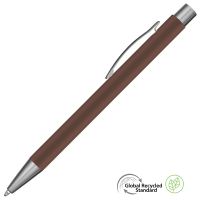 Ergo Soft Feel GRS Recycled Ballpoint Pen - Brown