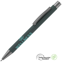 Ergo Soft Feel GRS Recycled Ballpoint Pen - Green
