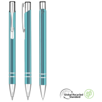 Electra GRS Recycled Metal Ballpoint Pen - Light Blue