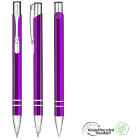 Electra GRS Recycled Metal Ballpoint Pen - Purple