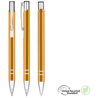 Electra GRS Recycled Metal Ballpoint Pen - Orange