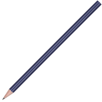 Standard Wooden Pencil with No Eraser - Blue