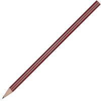 Standard Wooden Pencil with No Eraser - Burgundy