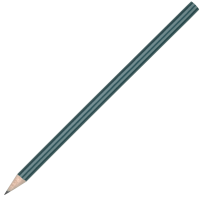 Standard Wooden Pencil with No Eraser - Green