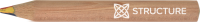 Wooden Pencil with 4 Coloured Leads