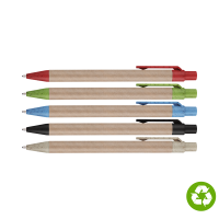 Biosense Recycled Paper Wheatstraw Ballpoint Pen