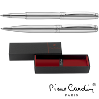 Pen Set - Pierre Cardin Lustrous Chrome Pen and Rollerball with PB15 Box