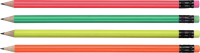 Wooden Pencil - Flurorescent Colours