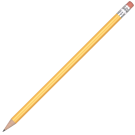 Standard Wooden Pencil with Pink Eraser - Yellow Unsharpened