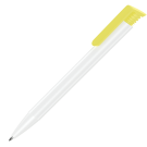 Albion Ballpoint Pen - White - Yellow