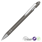 Astra-I Soft Feel GRS Recycled Metal Ballpoint Pen - Slate