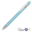 Astra-I Soft Feel GRS Recycled Metal Ballpoint Pen - Light Blue