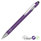 Astra-I Soft Feel GRS Recycled Metal Ballpoint Pen - Dark Purple