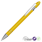 Astra-I Soft Feel GRS Recycled Metal Ballpoint Pen - Yellow