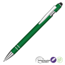 Astra-I Soft Feel GRS Recycled Metal Ballpoint Pen - Green