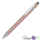 Astra-I Soft Feel GRS Recycled Metal Ballpoint Pen - Champagne