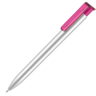 Absolute Argent Ballpoint Pen - Silver - Pink