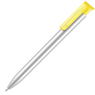 Absolute Argent Ballpoint Pen - Silver - Yellow