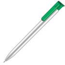 Absolute Argent Ballpoint Pen - Silver - Green