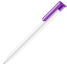 Absolute Extra Ballpoint Pen - White - Purple (Blue Ink)