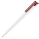 Absolute Extra Ballpoint Pen - White - Burgundy (Blue ink)