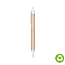 Biosense Recycled Paper Ballpoint Pen - White