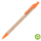 Biosense Recycled Paper Ballpoint Pen - Orange