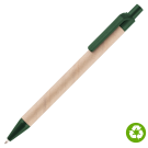 Biosense Recycled Paper Ballpoint Pen - Green