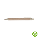 Biosense Recycled Paper Wheatstraw Ballpoint Pen - Natural