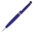 Churchill Metal Ballpoint Pen - Blue - Silver