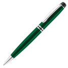 Churchill Metal Ballpoint Pen - Green - Silver