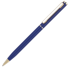 Cheviot Oro Metal Ballpoint Pen - Matt Blue - Gold