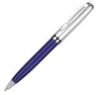 Consul Metal Ballpoint Pen - Blue - Silver