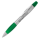 Contour Max Highlighter Ballpoint Pen - Silver - Green